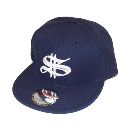 SCARS "TIME IS MONEY" SNAPBACK CAP NAVYxWHITE
