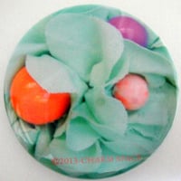 缶バッジ　大　グリーン
