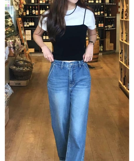 ourin / Diagonal washed denim(即納)