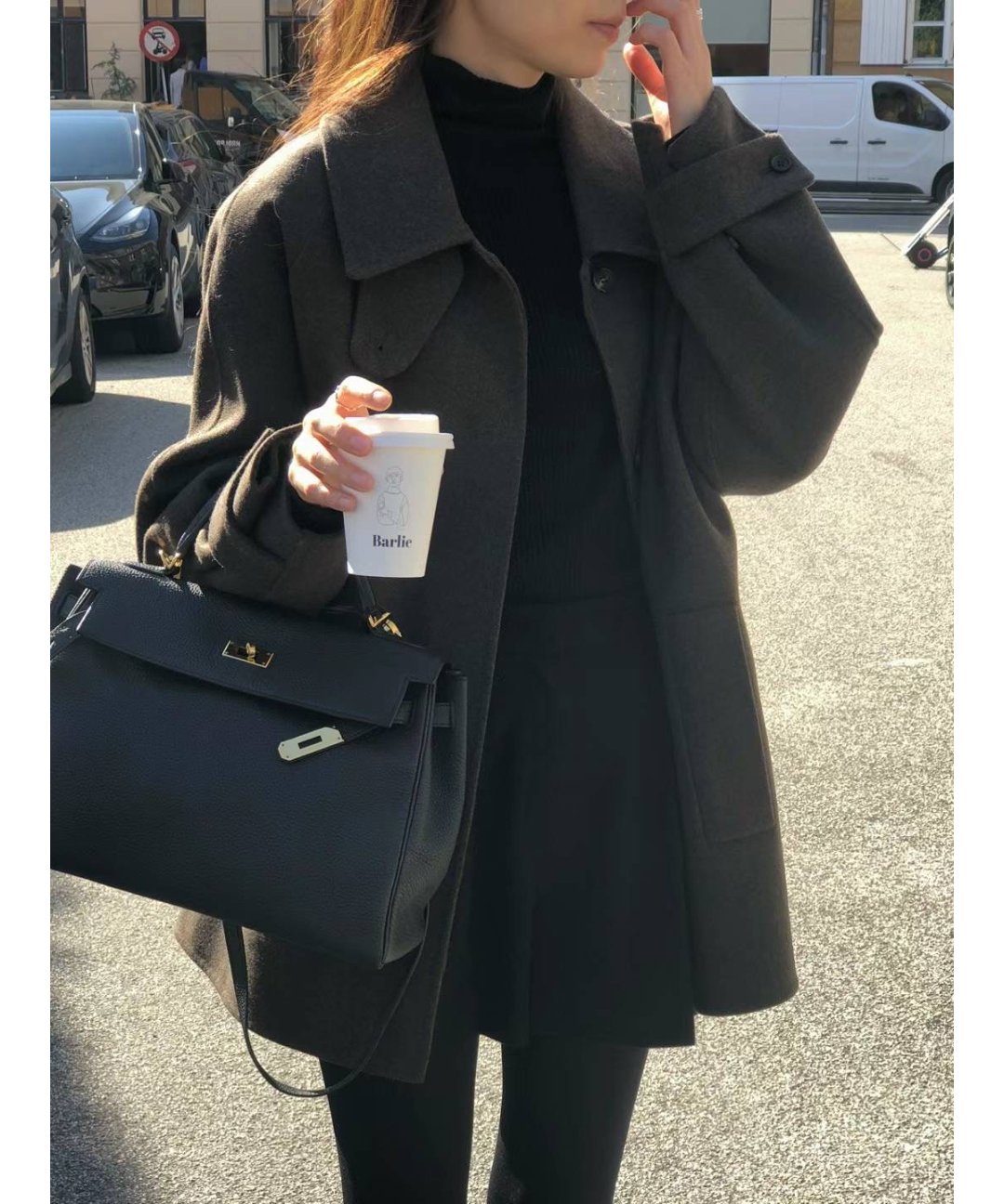 ジャケット・アウター ounce Cashmere half coat Ounce cashmere half coat