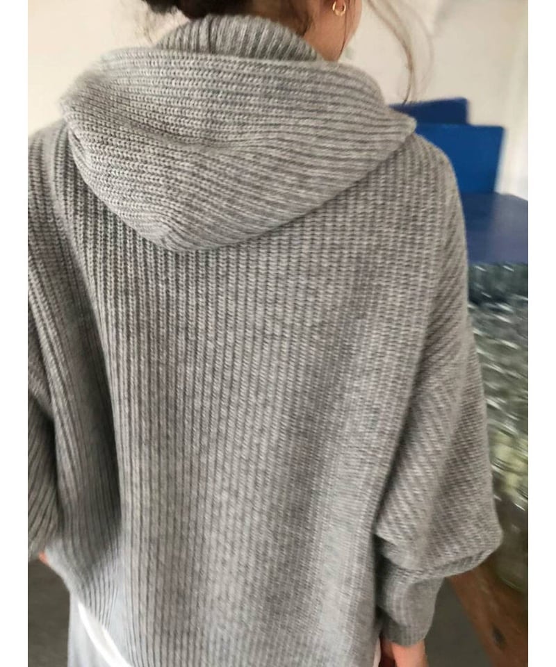 ounce / dover hatchi hood knit(予約)3color | Fil