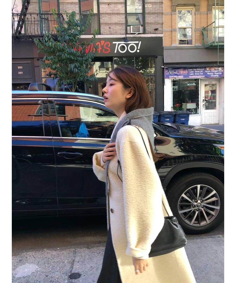 ジャケット・アウター ounce sophie alpaca handmade coat ounce sophie alpaca handmade coat