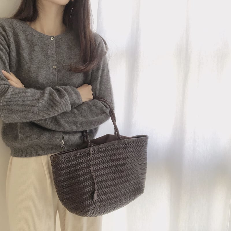Real leather tote sales