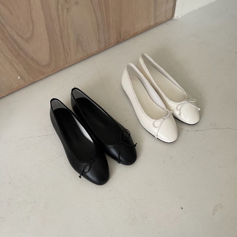 Fil. / basic ribbon flat shoes(即納)2color | Fil.