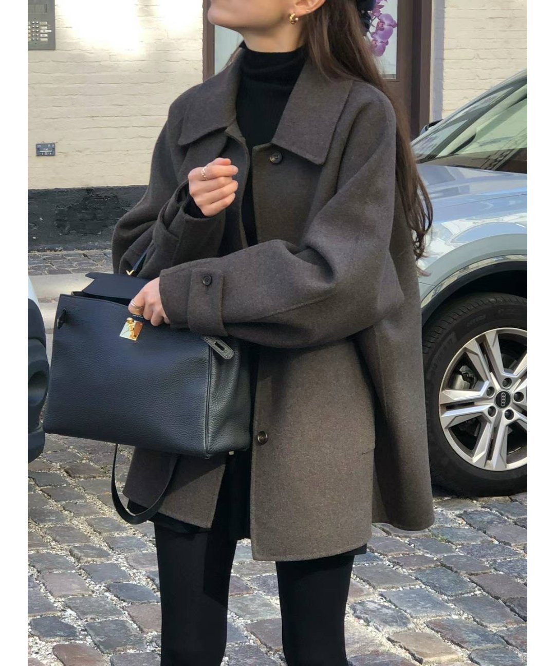 ジャケット・アウター ounce Cashmere half coat ジャケット・アウター ounce Cashmere half coat ounce Cashmere
