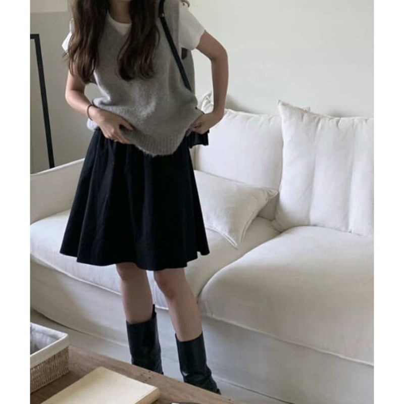 ounce / pintuck banding skirt(予約)2color | Fil.