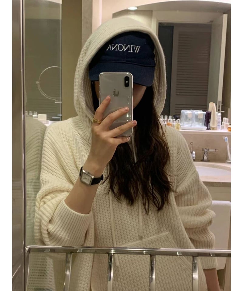 ounce / dover hatchi hood knit(予約)3color | Fil