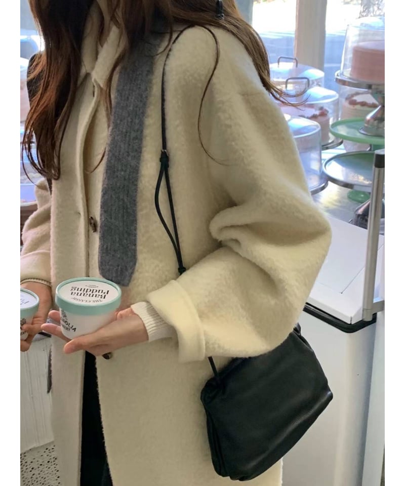 ジャケット・アウター ounce sophie alpaca handmade coat ounce sophie alpaca handmade coat
