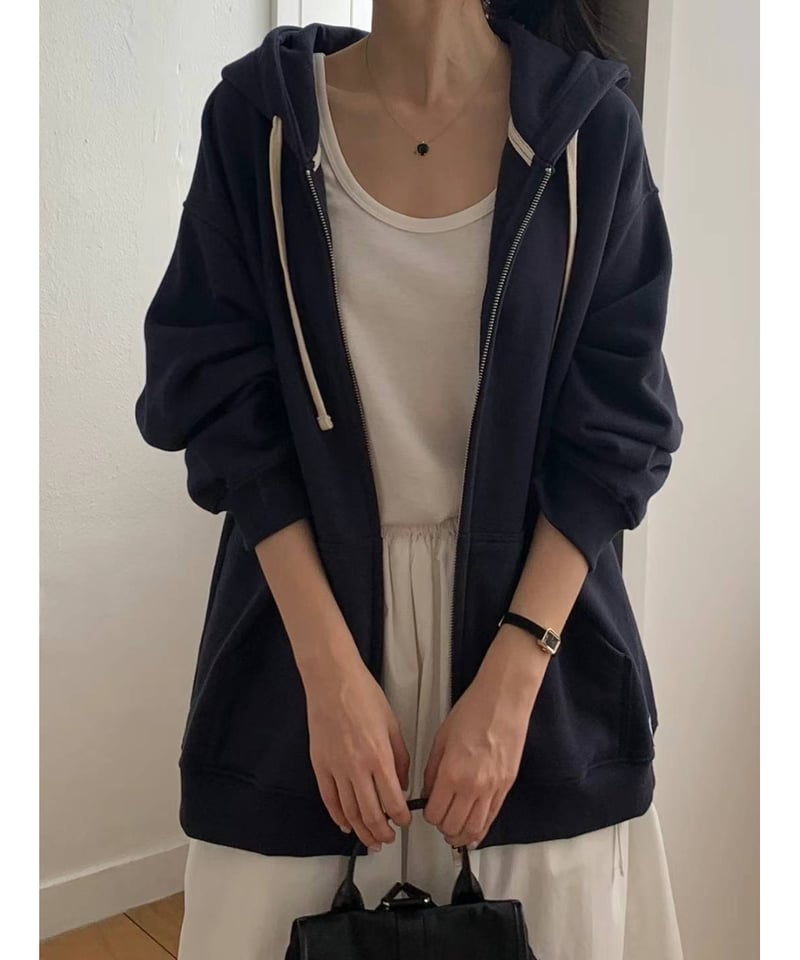 vergamot / Bell hood zip up(予約)3color | Fil