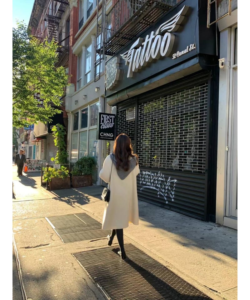 ジャケット・アウター ounce sophie alpaca handmade coat ounce sophie alpaca handmade coat