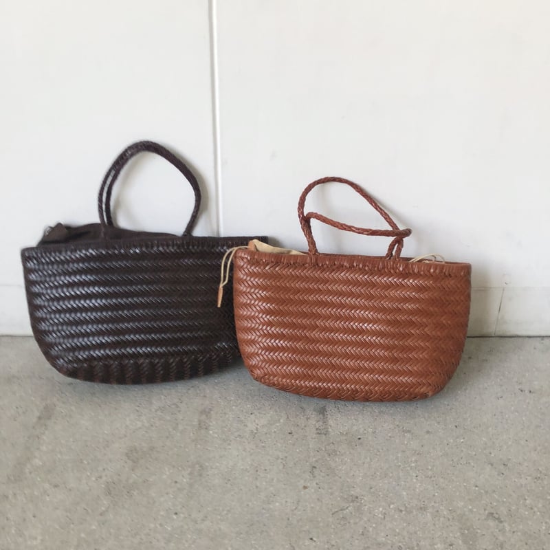 Fil. real leather tote bag 2color Fil