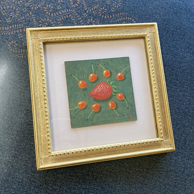 語らい」板絵テンペラ画 | ようこそ！ アトリエ・ルネッサンス