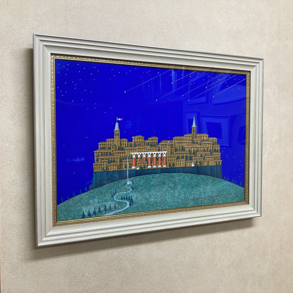 命の泉」M20号 テンペラ画 | ようこそ！ アトリエ・ルネッサンス