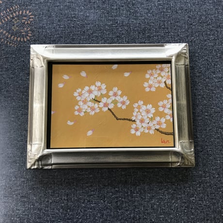 「さくら」板絵テンペラ画A