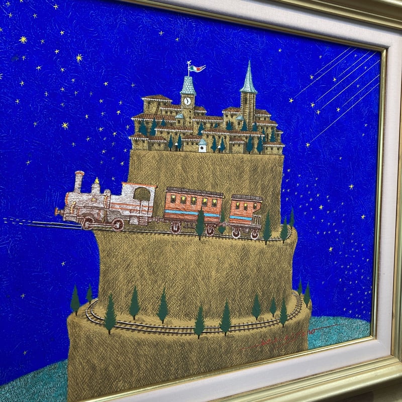 旅のはじまり」テンペラ画 | ようこそ！ アトリエ・ルネッサンス