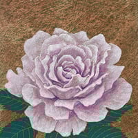 「Pink Rose」板絵テンペラ画