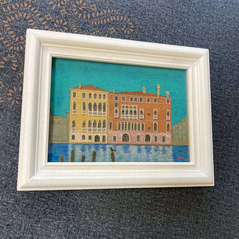 ヴェネチアのシエスタ」板絵テンペラ画 | ようこそ！ アトリエ