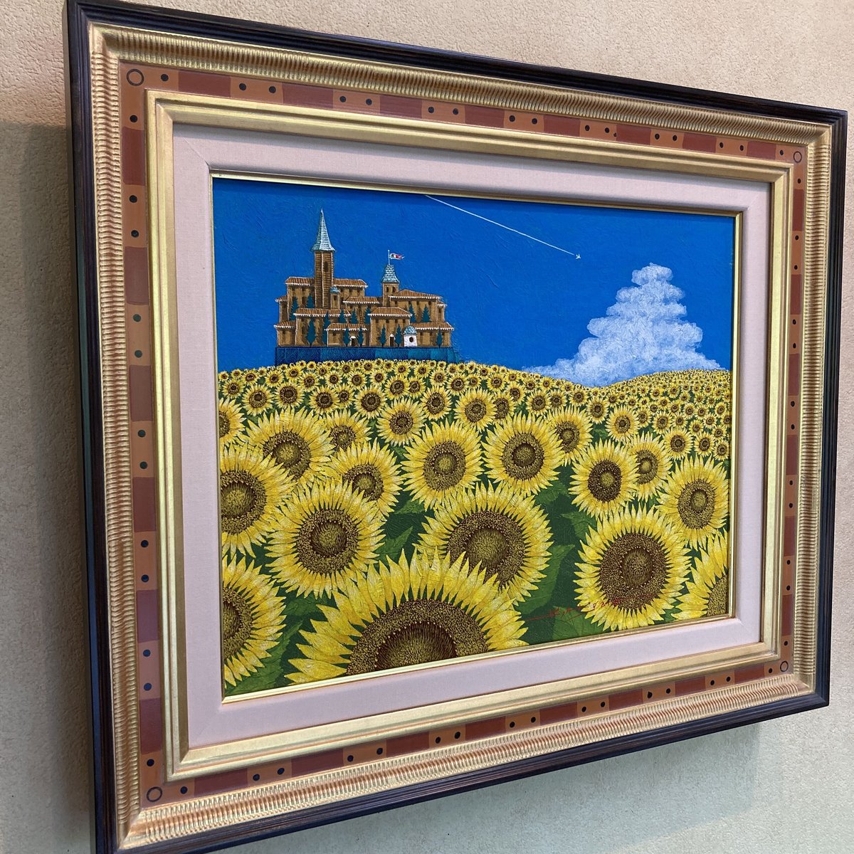 夏の訪れ」6号テンペラ画 | ようこそ！ アトリエ・ルネッサンス