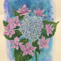 Pink Rose」板絵テンペラ画 | ようこそ！ アトリエ・ルネッサンス