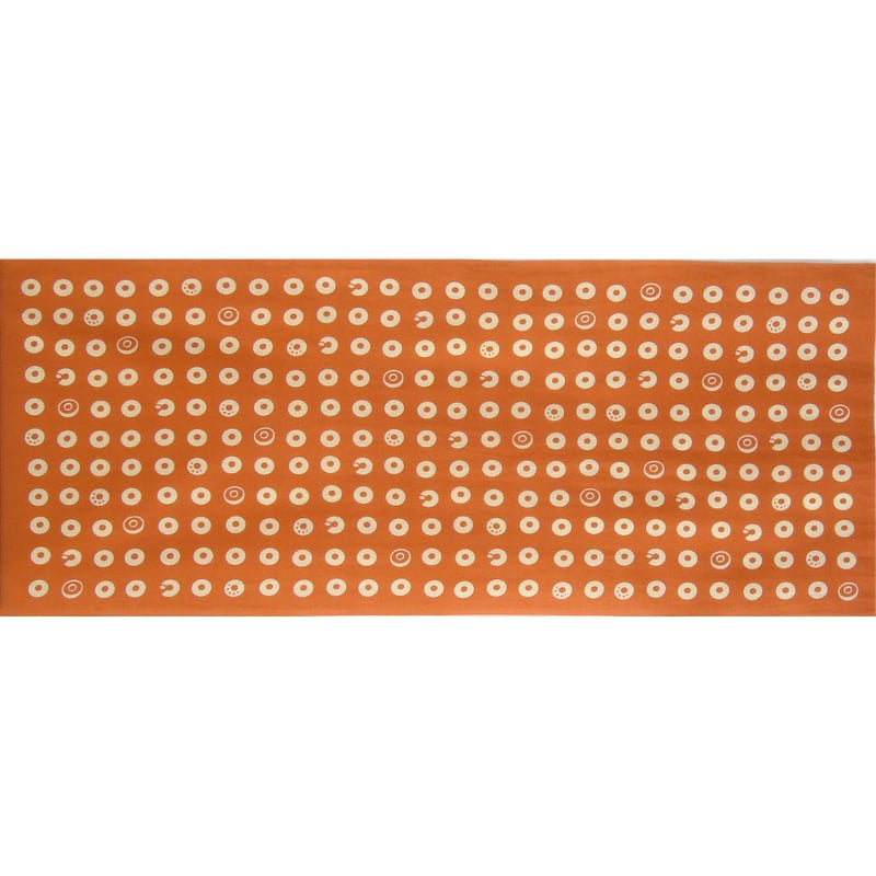 手ぬぐい 注染 どーなつ〈柿色〉 | 手ぬぐい ひなたや