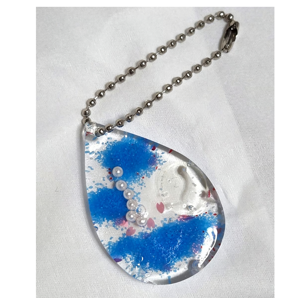 固まるハーバリウム 固まるハーバリウム アクセサリーチェーン | motoflower