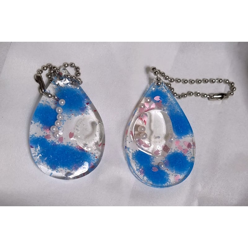 固まるハーバリウム アクセサリーチェーン | motoflower