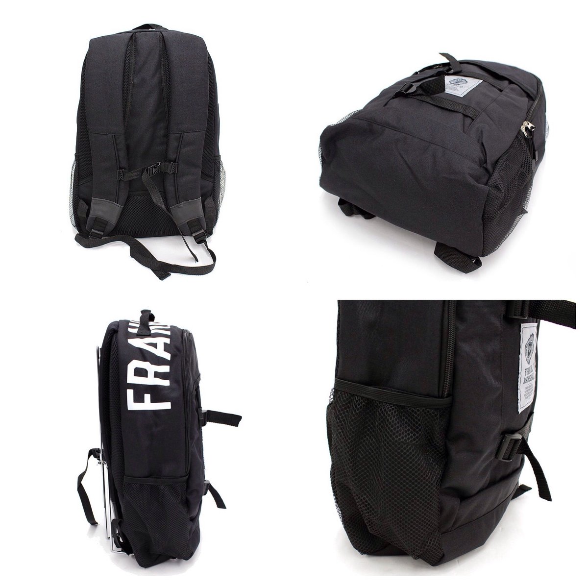 FRANKLIN & MARSHALL ドラムバッグ ネイビー FRANKLIN＆MARSHALL フランクリンアンドマーシャル ビックロゴ