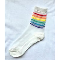 レインボーシアーソックス（23-25cm）