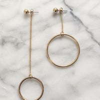W RING GOLD ピアスセット