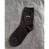 クククソックス黒（23-25cm）