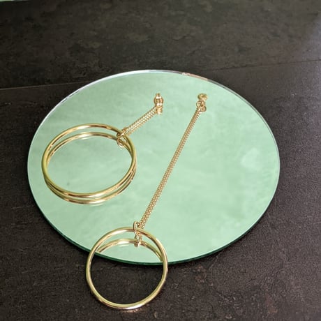 W RING　GOLD