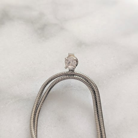 SINGLE LOOP SILVER ピアスセット