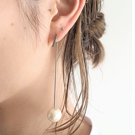 PEARL SILVER ピアスセット