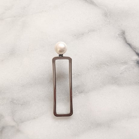 SQUARE SILVER ピアスセット
