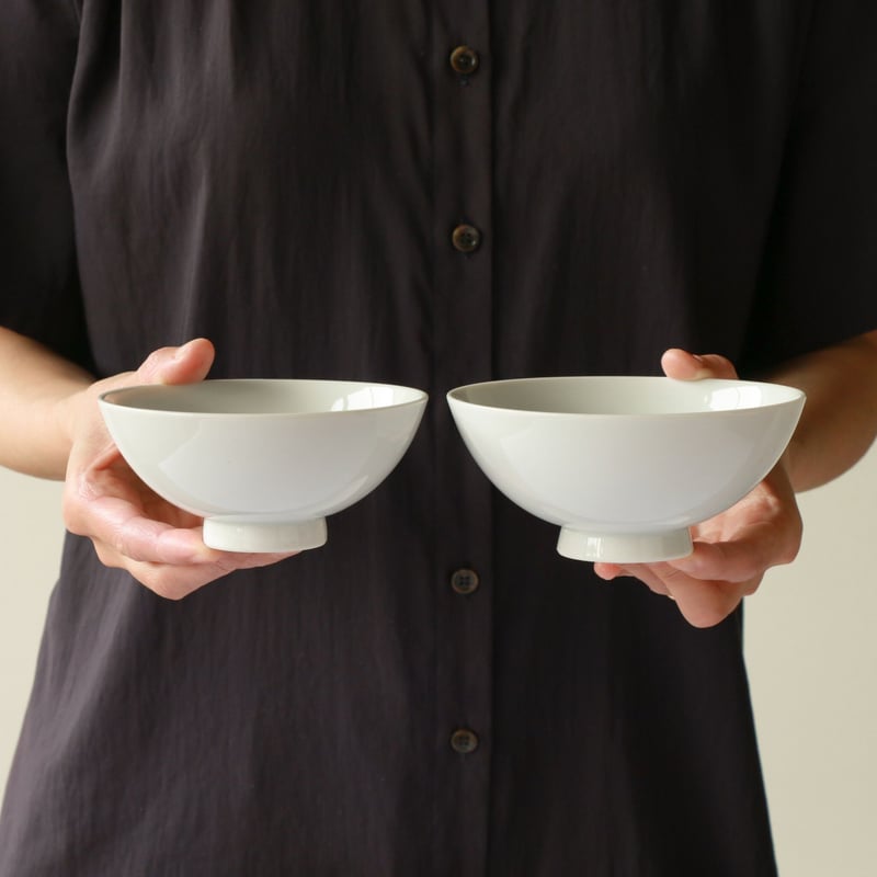 白九谷 / 飯碗M | 漆琳堂 オンラインストア