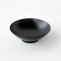 越前硬漆 上弦鉢 黒