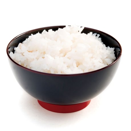 飯椀  レッド×ベージュ