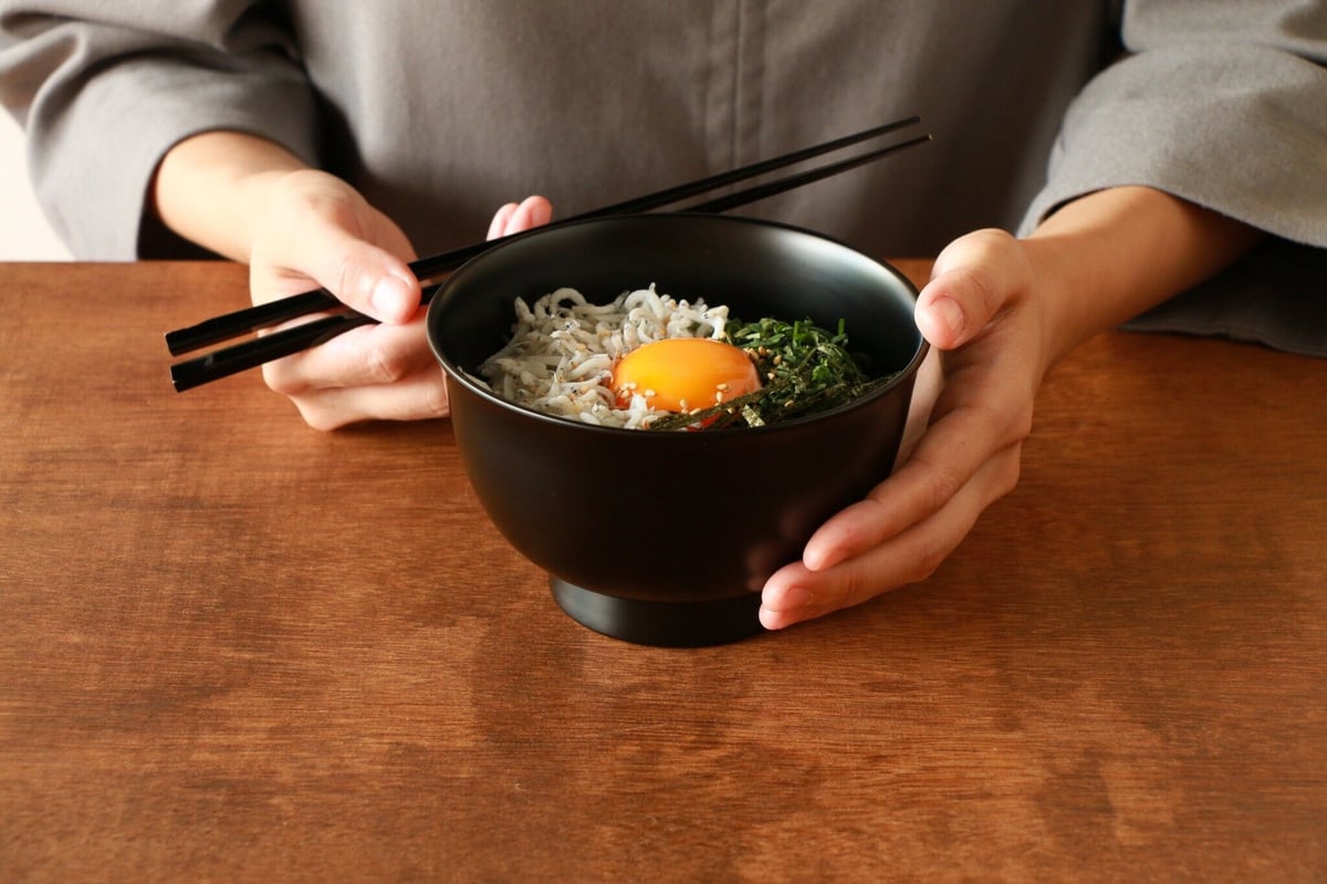 002_m.jpg ホビー・楽器・アート 2点 ①②昭和レトロ 越前漆器 合然椀 古代