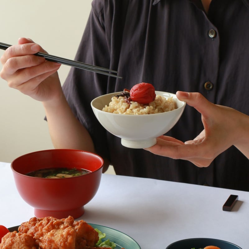 白九谷 / 飯碗S | 漆琳堂 オンラインストア