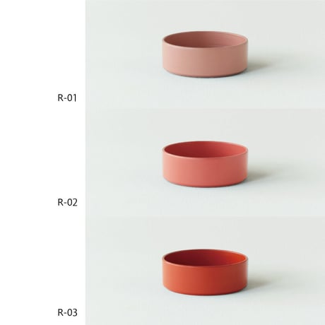越前硬漆  刷毛目 / トレー丸S R-03