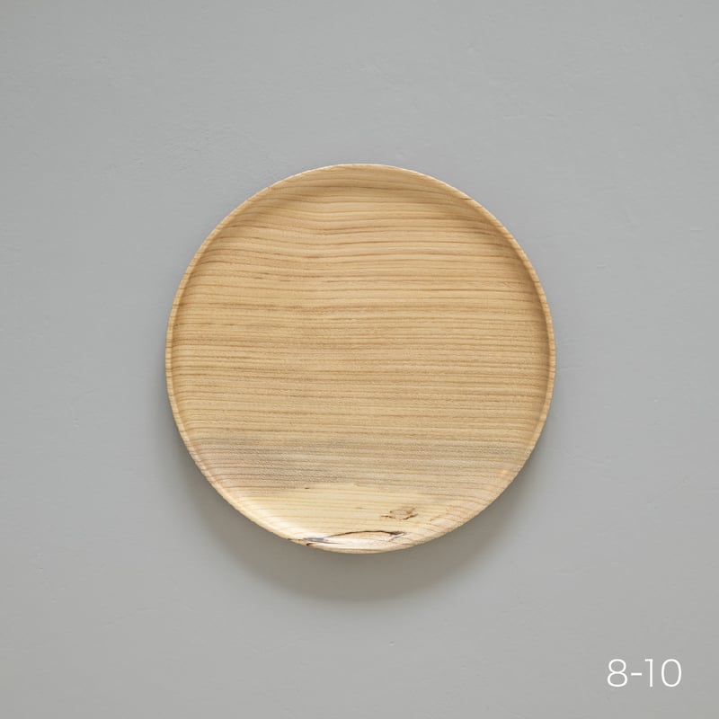 越前木工 / 8寸丸盆 △品 ② | 漆琳堂 オンラインストア