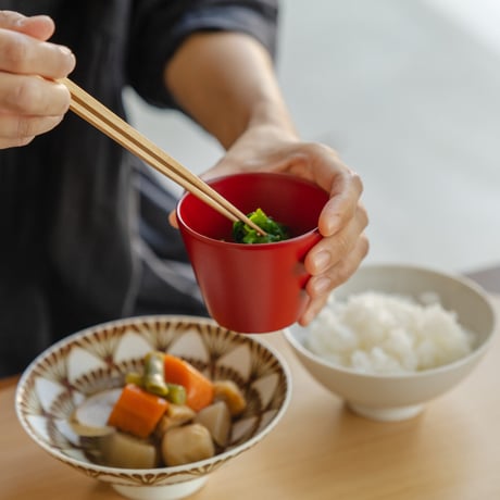 水月器ペアセット( 朱 / 麻 ）