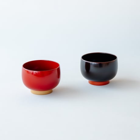 【小鉢2色セット】 レッドと溜
