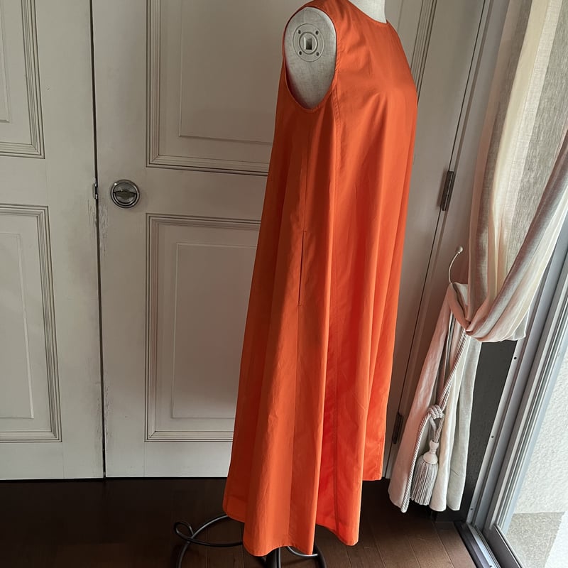 コットンオレンジサマーワンピース | chouette163