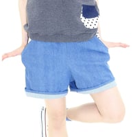 デニムのショートパンツ♡アオ