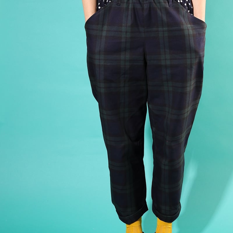 サルエル風ブラックウォッチパンツ♡ | SNOWPY♡(スノウピー)