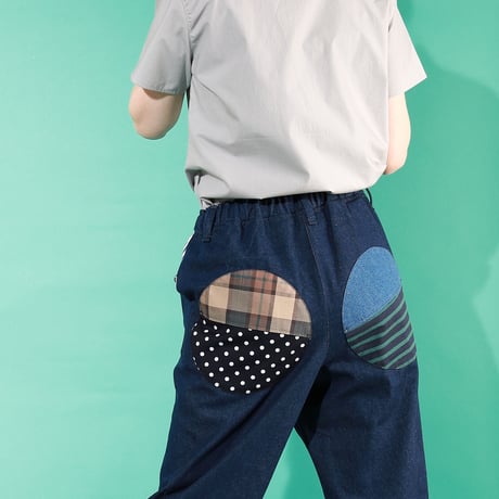 ストレートデニムパンツ♡わんウォッシュ