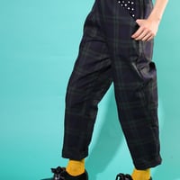 サルエル風ブラックウォッチパンツ♡
