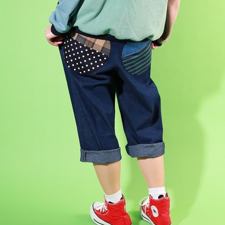 ストレートデニムパンツ♡わんウォッシュ