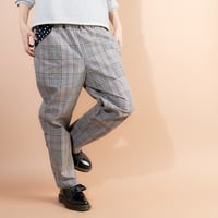 サルエル風ブリティッシュチェックパンツ♡グレー